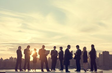 Toplantıdaki iş adamları 