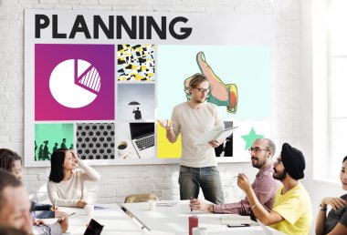 İş ekibi toplantıda. 