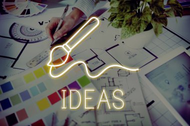 çalışma alanı tablosu mimar planları ile