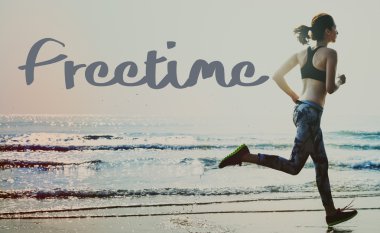 Sportif kadın çalışan 