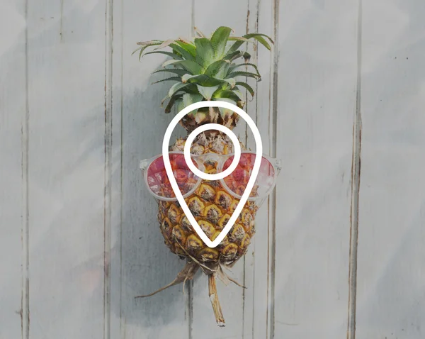 Ananas et concept d'été — Photo