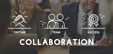 Toplantı üzerinde konuşmayı iş adamları