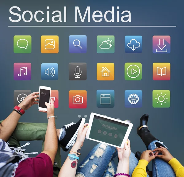 Farklı devisces kullanan öğrenciler