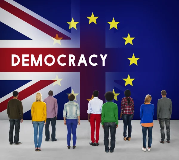 Diversidade de pessoas e conceito de democracia — Fotografia de Stock