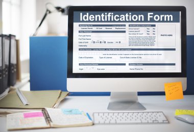 bilgisayar ekranındaki bilgileri ile