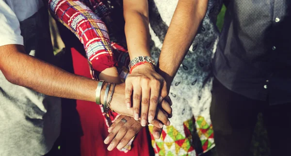 Indian friends together — Stock Photo, Image