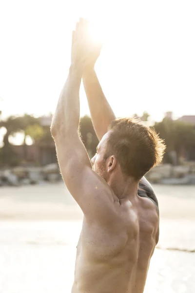 man doing Yoga Meditation