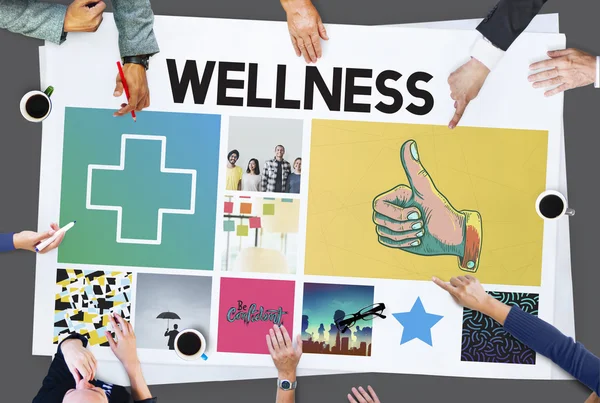 Podnikatelé s Wellness konceptem — Stock fotografie