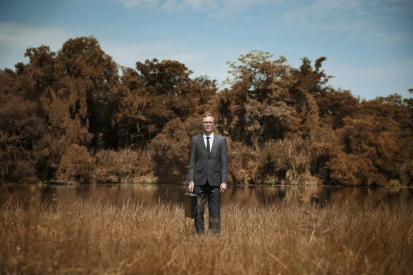 Young confident businessman — Stock Photo, Image