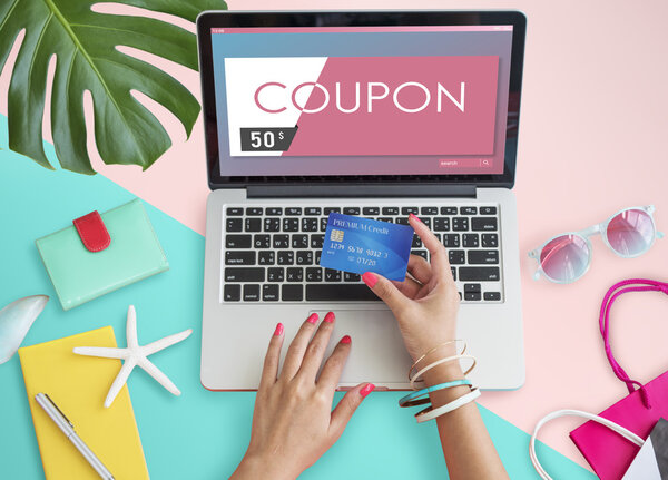 Online Purchase Summer Concept