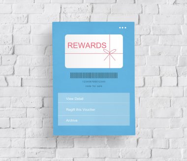 Beyaz tuğla duvar posteri ile