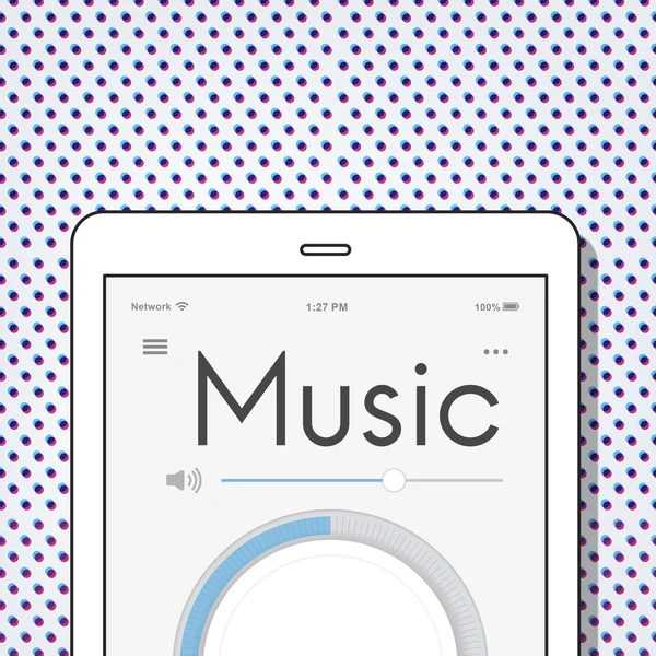 Modèle de conception avec de la musique — Photo