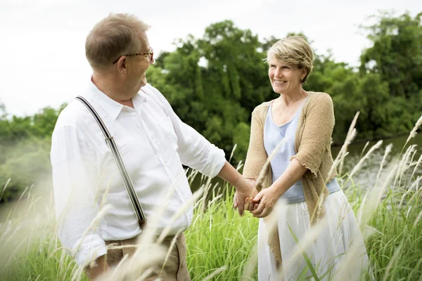 Mature couple Spending time together — Stock Photo, Image