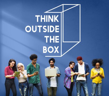 Farklı devisces kullanan öğrenciler