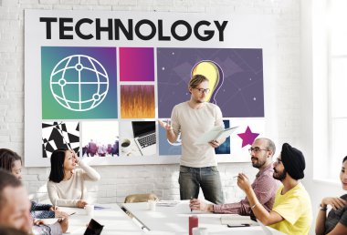 İş ekibi toplantıda. 