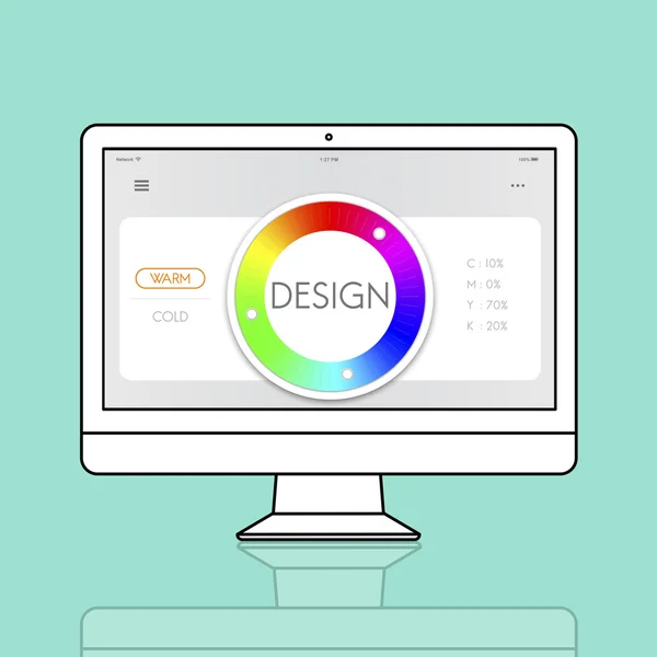 Formgivningsmall med Design — Stockfoto