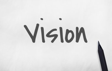 siyah kalemi kağıt üzerinde yazıt 