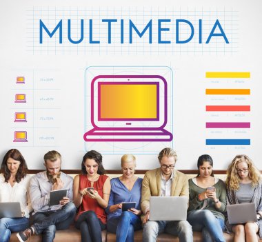 insanlar cihazlar ile oturmak 