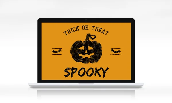 Design Template with Spooky — Stock Photo, Image