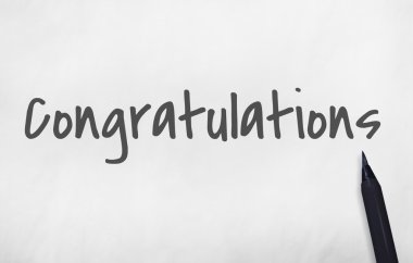 siyah kalemi kağıt üzerinde yazıt 