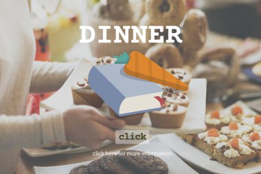 cupcakes kadın elinde tepsi