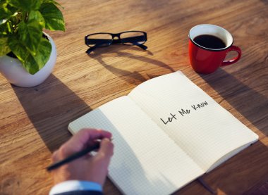 İşadamı yazılı notlar Diary