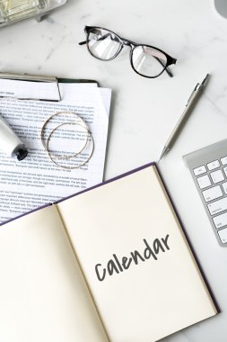 Belgeler ve notlar ile günlüğü