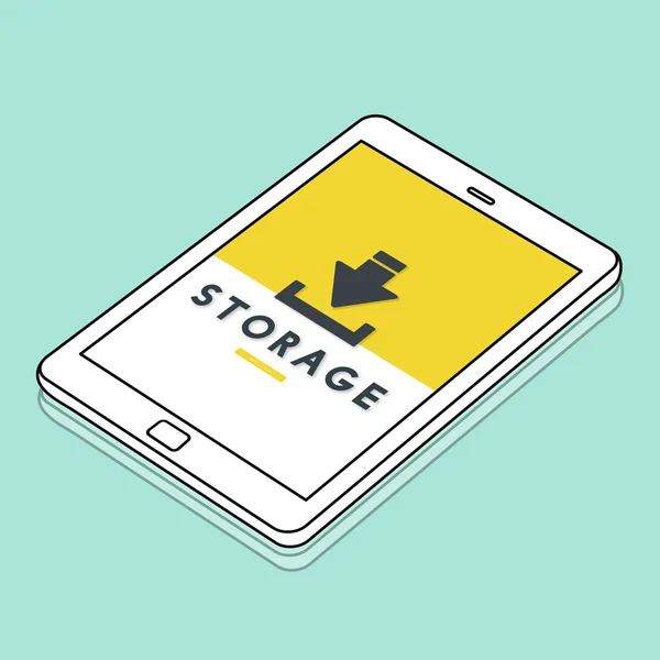Modello di progettazione con storage — Foto Stock