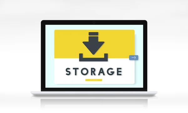 Design Template with Storage — Stock Photo, Image