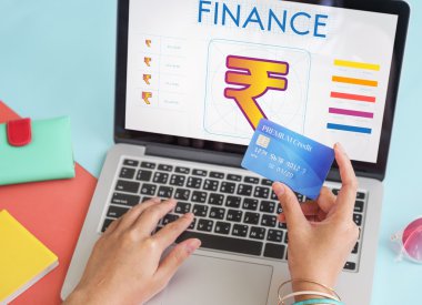 Online alış-veriş yaz konsepti