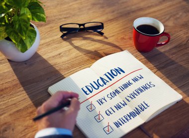 İşadamı yazılı notlar Diary