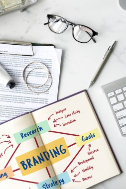 Belgeler ve notlar ile günlüğü