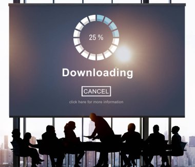 İş adamları birlikte çalışıyor.