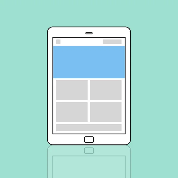 Design Template with Responsive — Stock Photo, Image