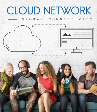 çeşitlilik arkadaş grubu dijital cihazlar