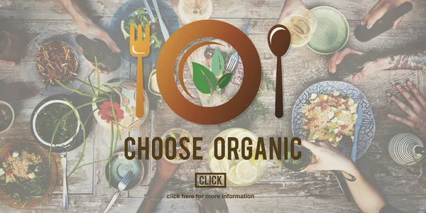 Alimentos naturales orgánicos saludables — Foto de Stock