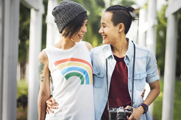 Pareja de lesbianas Momentos — Foto de Stock