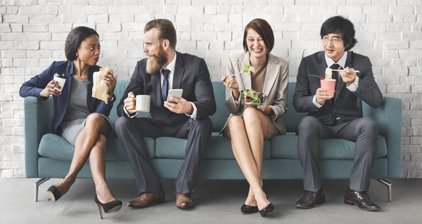 Business team a pranzo — Foto Stock