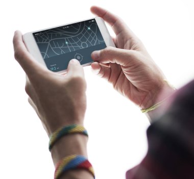 Dijital cihaz ekranında kavramı 