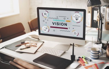 Bilgisayar çalışma yerinde