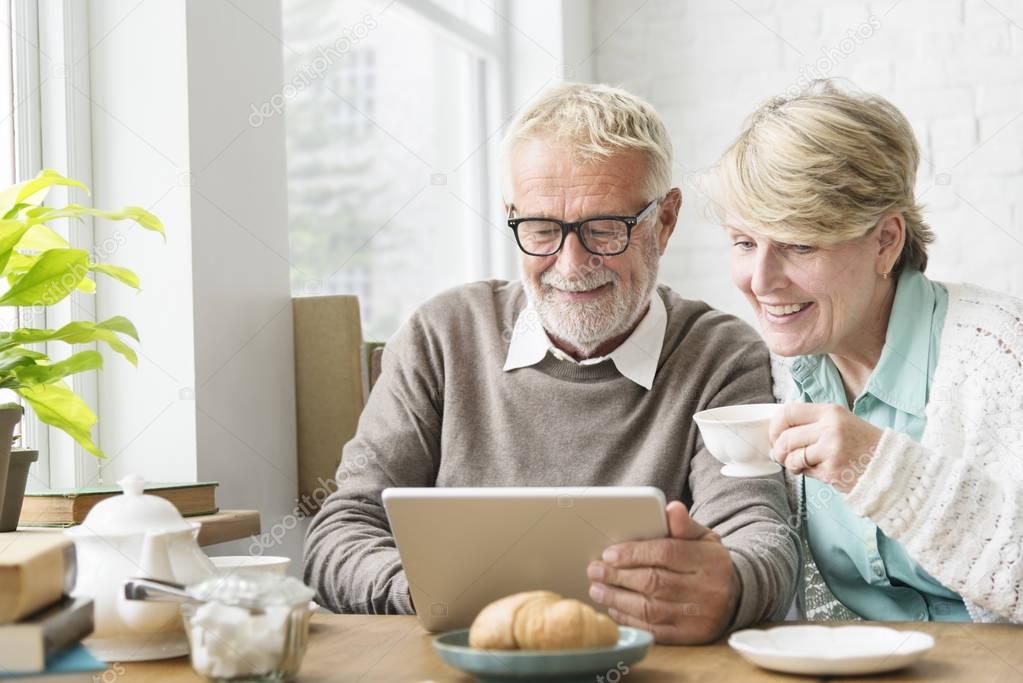 Senior Adults using Digital Device