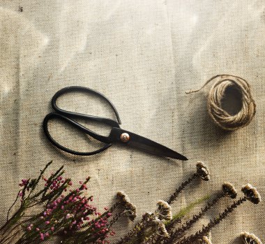 Çok güzel buket ve tablo için makaslar 