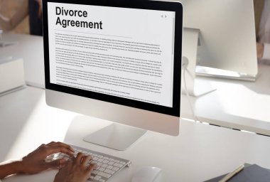 Boşanma evraklarını monitör kavramı