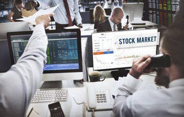 çalışan iş adamları 