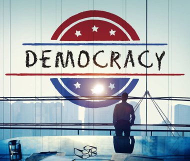 Siluet iş adamı Office 