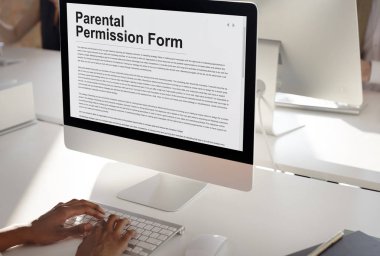 Monitör kavramı ebeveyn izin formu