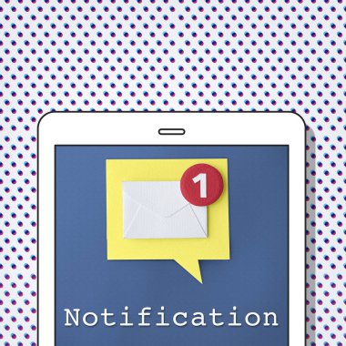 Bildirimde bulunarak tasarım şablonu