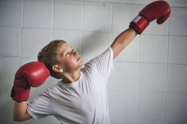 Çocuk eğitim boks Exercis