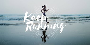 Sportif kadın çalışan 