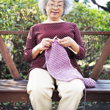 Asyalı kadın kıdemli